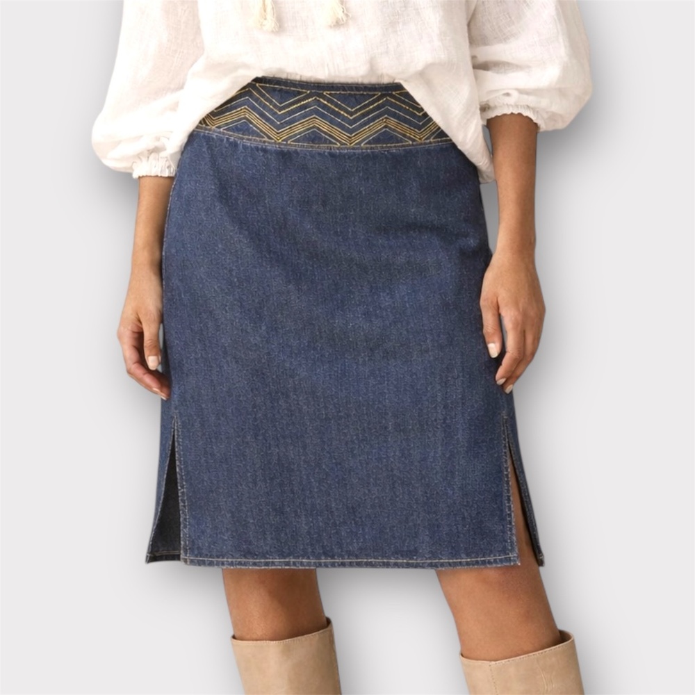 Liz Claiborne Y2K Vintage Denim Skirt